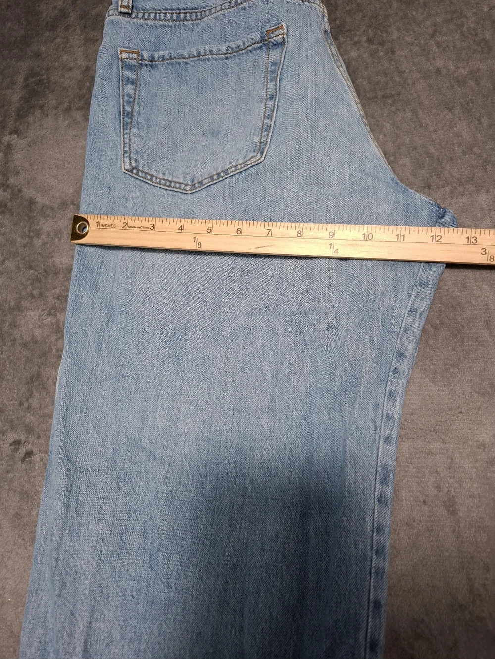 FRAME Denim Le Lounge High Rise Relaxed Cropped Jogger Jean in Chill - Size 29 - Picture 10 of 15